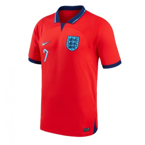 England Jack Grealish #7 Replica Away Shirt World Cup 2022 Short Sleeve